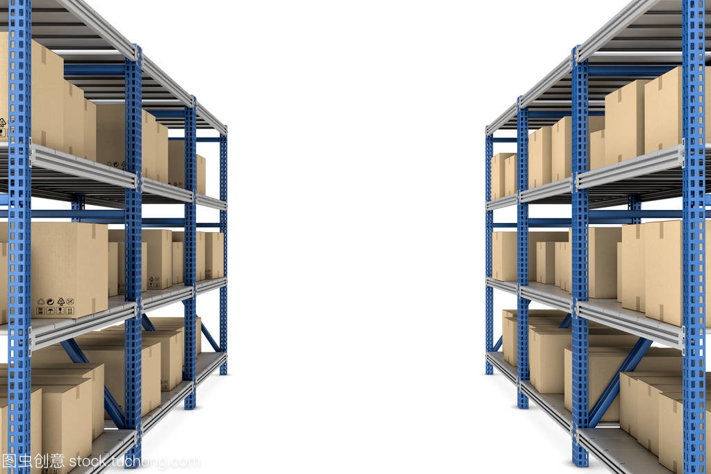 現(xiàn)代倉儲美學 金屬架與紙板箱的簡約交響